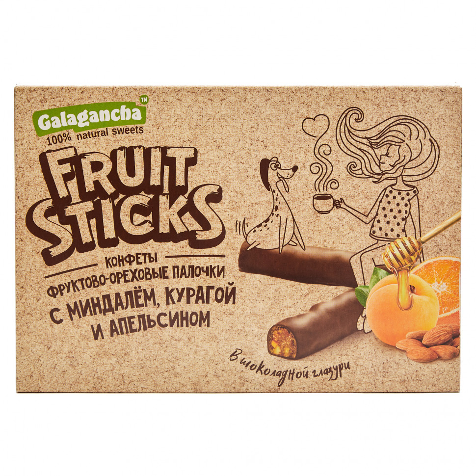  Берестов КРАФТ Fruit Stiсks с курагой и миндалем, 175г   в Севастополе