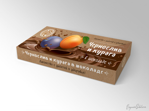 №2 Чернослив и курага в шоколаде, 220г в Севастополе