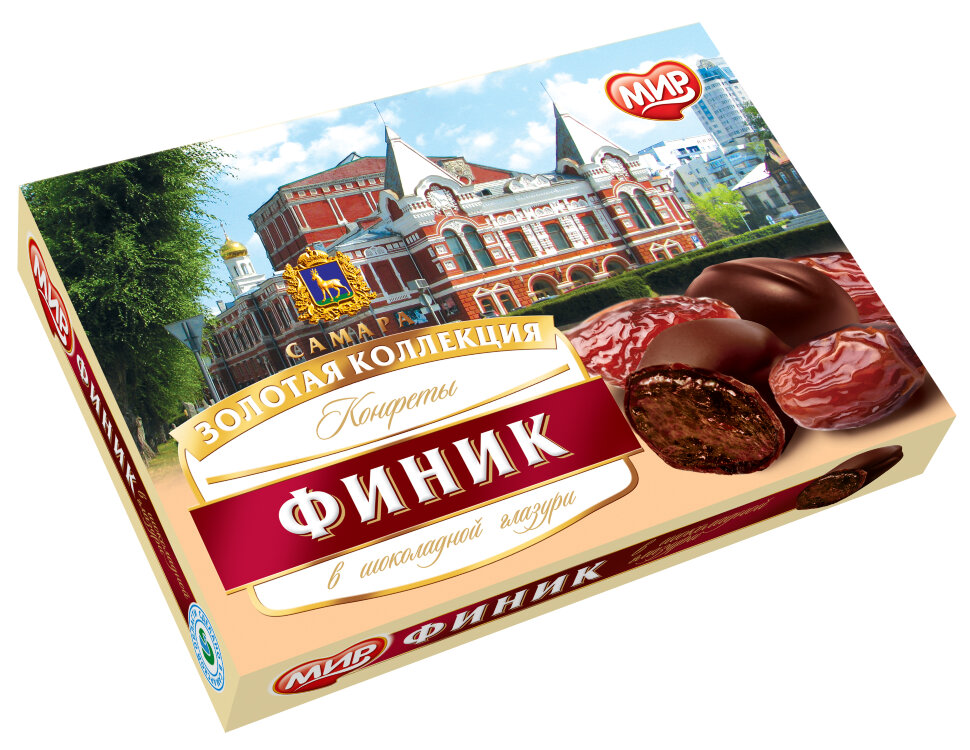  КФ МИР Финики в шоколадной глазури 160г  в Севастополе