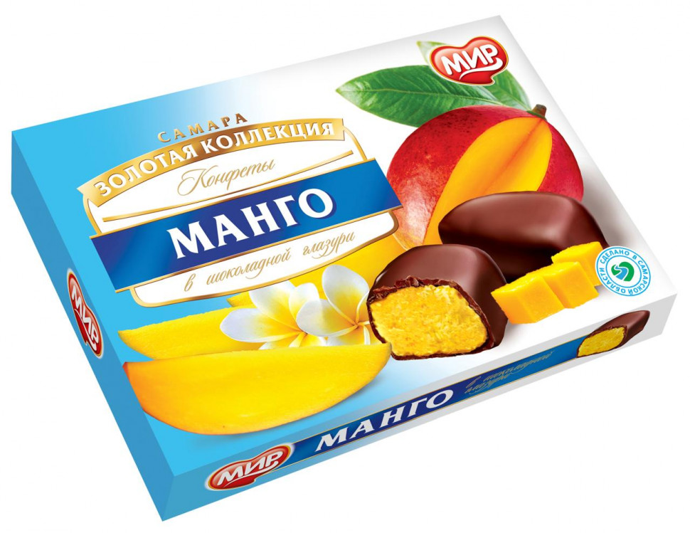  КФ МИР Манго-Кокос в шоколадной глазури 160г  в Севастополе