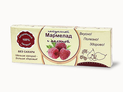  Мармелад натуральный "Малина" 140г в Севастополе