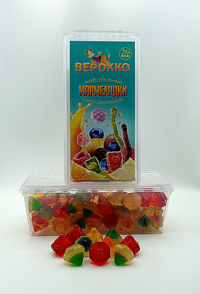  Жевательный мармелад Самоцветы, 250г      в Севастополе